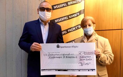 Lebert-Noerpel in Kempten spendet für Kinderhospiz