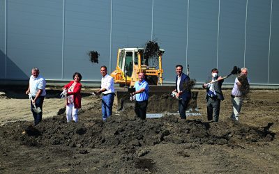 Spatenstich bei der Franz Mensch GmbH