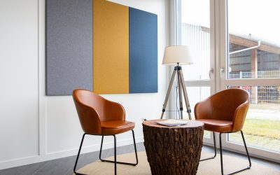 Nachhaltige Akustikelemente aus Holz und Schurwolle