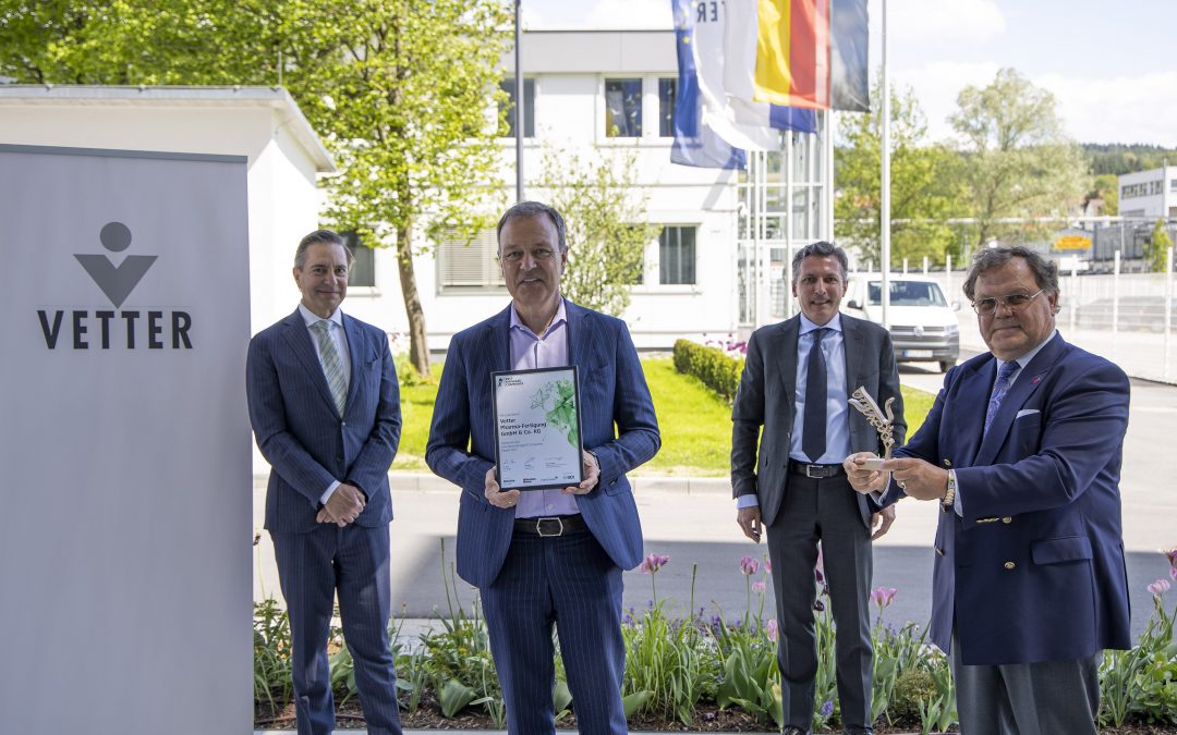 Vetter gewinnt erneut Axia Best Managed Companies Award