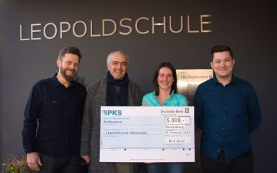 Spende für Leopoldschule Altshausen