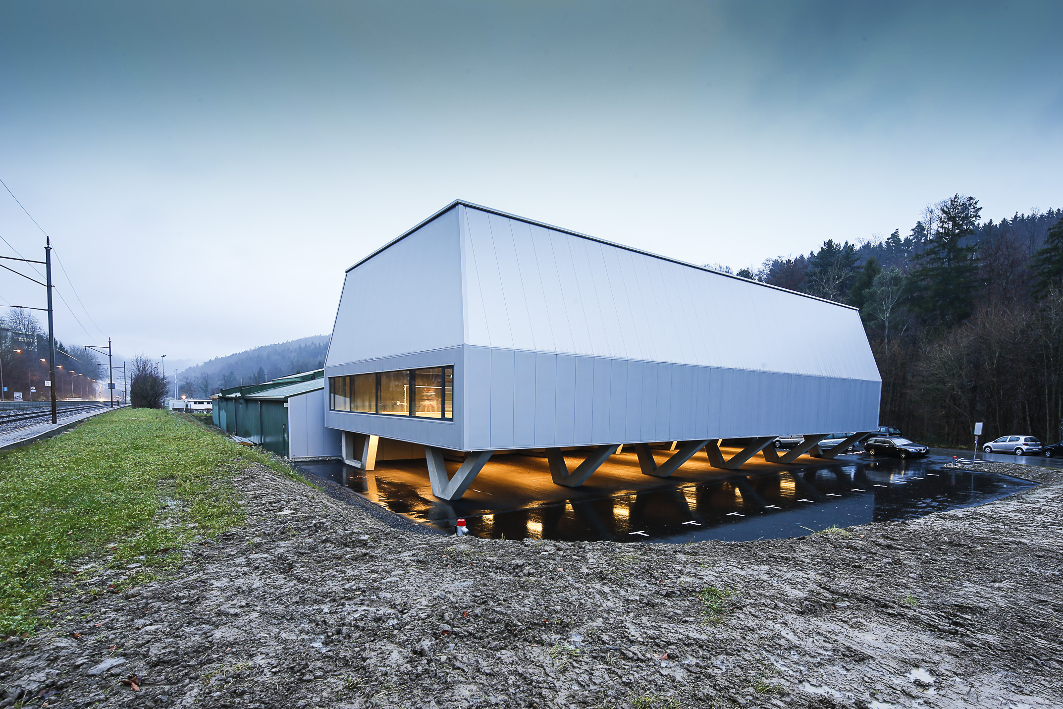 Stahlbauprojekt der Biedenkapp Stahlbau AG mit modernen Tragkonstruktionen